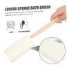 Luffa Bath Brush with Wooden Handle, 2-Pack for Legs and Back view 3