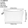 Nurse-Print Cosmetic Bag for Women, Travel Makeup Pouch, Color: Hz1235 Nurse view 3