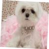 CORHAD Fashionable Pet Necklace with Artificial Pearls and Crystal Pendant view 2