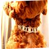 CORHAD Fashionable Pet Necklace with Artificial Pearls and Crystal Pendant view 4