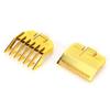 Vintage Hair Clipper Guide Comb, 1.5 mm and 4.5 mm, Gold view 1