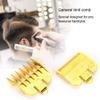 Vintage Hair Clipper Guide Comb, 1.5 mm and 4.5 mm, Gold view 2