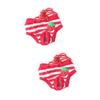 Supvox 2-Pack XL Dog Diapers for Male Dogs, Washable Reusable Pants, Red and White view 1