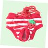 Supvox 2-Pack XL Dog Diapers for Male Dogs, Washable Reusable Pants, Red and White view 4