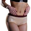 TUNAYI Latex Shorts, Sexy Fetish Skin-Tone with Brown Rubber Underwear (Blue, L) view 1
