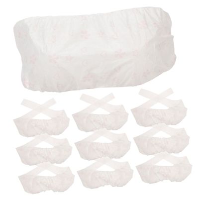 FOYTOKI Disposable Nonwoven Spa Bra, White, Portable