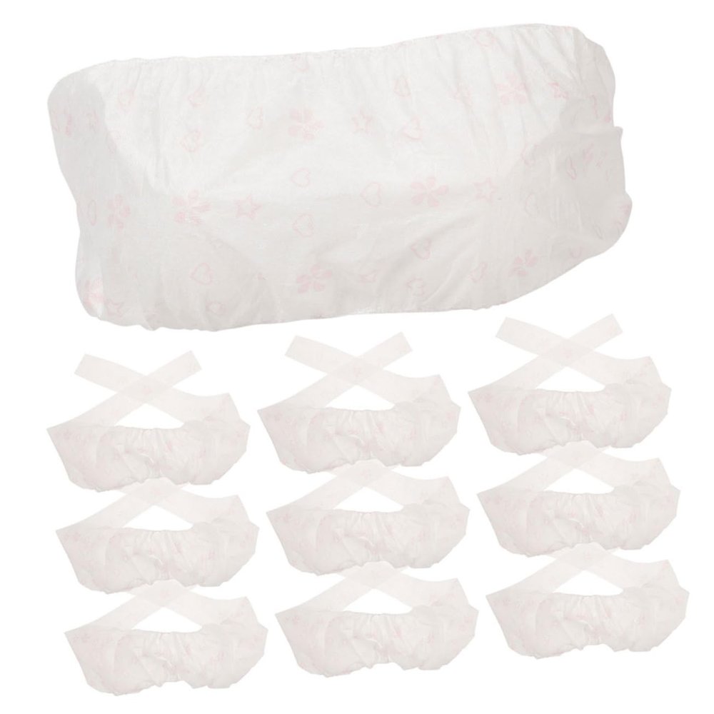 FOYTOKI Disposable Nonwoven Spa Bra, White, Portable