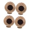 IMIKEYA 4-Piece Hamster Coconut Shell Hideout Set view 1