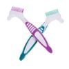 Double-Headed Denture Brush with Ergonomic Handle, 2-Piece Set view 1