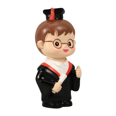 TOPBATHY Resin Graduation Cake Topper, Mini Graduate Figurine