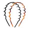 FRCOLOR 6-Piece Non-Slip Tooth Headbands for Women view 2