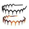 FRCOLOR 6-Piece Non-Slip Tooth Headbands for Women view 4
