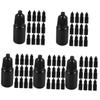 minkissy 120-Piece Plastic Empty Squeeze Bottles with Dropper Caps, Clear, for Essential Oils and Travel view 1