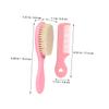 Pack of Scalp Brushes for Babies and Children, Pink, Wood and Wool view 3