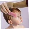 Pack of Scalp Brushes for Babies and Children, Pink, Wood and Wool view 4