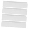 CIYODO 4-Piece U-Shaped Plastic Reinforcement Grooves for Dog and Stair Gates, Reusable, Easy Installation, White view 1