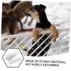 CIYODO 4-Piece U-Shaped Plastic Reinforcement Grooves for Dog and Stair Gates, Reusable, Easy Installation, White view 2