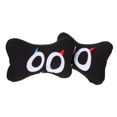 FUNOMOCYA 2-Pack Car Headrest Neck Pillows, Soft Cushion Pads