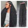 Deep Wave Human Hair Bundles, 100% Brazilian Remy Hair Extensions view 1