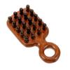 FRCOLOR 4-Piece Gold Sandalwood Wide-Tooth Hair Comb Set view 2