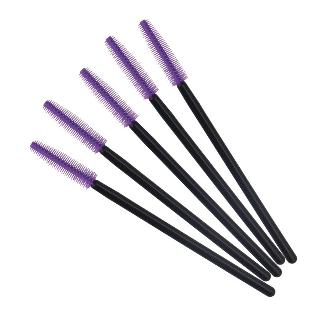 Aqxyxsw 1,000-Piece Silicone Disposable Eyelash Brushes and Mascara Wands, Color 04