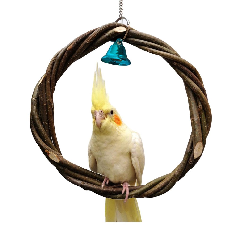 Uozonit Parrot Ring Swing, Bird Swing Rings, Bird Perch