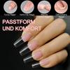 XIAOHEBAN 600-Piece Ballerina Medium Press-On Nail Tips, 10 Sizes view 3