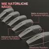 XIAOHEBAN 600-Piece Ballerina Medium Press-On Nail Tips, 10 Sizes view 4