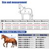 Waterproof Breathable Horse Blanket, Adjustable with Tail Flap, Orange, 188 cm view 2