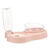 Pet Water Bowl with Anti-Wet Mouth, 1 Pc., Plastic, Pink view 1
