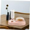 Pet Water Bowl with Anti-Wet Mouth, 1 Pc., Plastic, Pink view 2