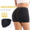 SHANJINL Women's Period Underwear, Heavy Flow, 120 mL Absorbent Pad, Postpartum Briefs, 2-Pack, XL view 4