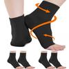 2-Pair Medical Compression Ankle Socks for Women and Men, 20–30 mmHg, Black, Size S view 1