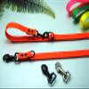 Extra Long Double Leash NEON 4-Adjustable 3m x 25mm Deluxe Carabiner view 1