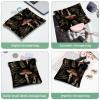 Small Cosmetic Bag with Squeeze Clasp, Travel Makeup Pouch, No Zipper, Self-Closing, Mushroom Forest Plant Pattern, Multicolor view 4