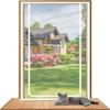 Pet-Resistant Cat Screen Door Curtain, 90 x 220 cm view 1