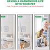 Pet-Resistant Cat Screen Door Curtain, 90 x 220 cm view 3