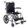 XNYXLPP Lightweight Folding Transport Wheelchair for Adults, 17-Inch Seat, Attendant-Propelled, with Hand Brakes (Black) view 1