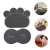 WOONEKY 2-Piece Non-Slip Pet Feeding Mat for Dogs and Cats view 2