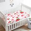 Morbuy Fruit Print Fitted Sheet for Baby Crib, 95 x 65 cm view 2