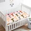 Morbuy Kawaii Dachshund Pattern Fitted Sheet for Baby Crib, Soft Mattress Cover, 140 x 70 cm view 2