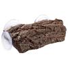 Brown Turtle Platform for Aquarium, Resin with Suction Cup view 1