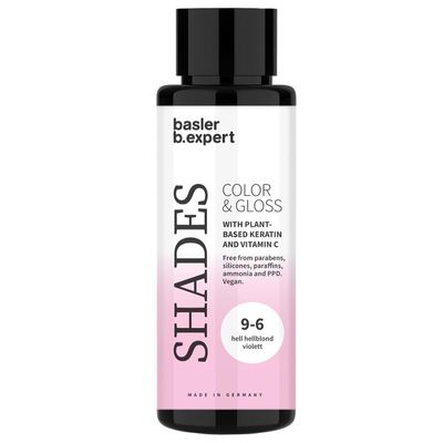 basler SHADES Color & Gloss 9-6 Light Light Blonde Violet, 60 ml
