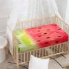 Morbuy Watermelon-Print Fitted Sheet for Baby Crib, 90 x 55 cm view 2