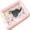 Self-Cooling Pet Mat for Dogs and Cats, Washable Ice Silk Bed view 1