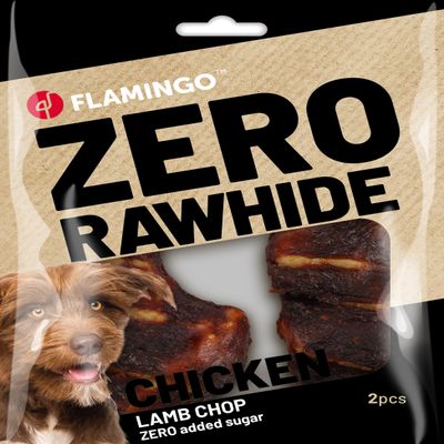 Flamingo Dog Treats Chicken & Lamb 80g