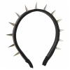 Punk Spike Headband, Gothic Style, PU Leather view 1