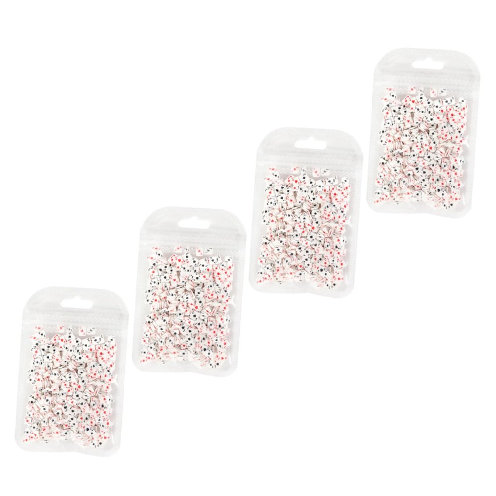 FOYTOKI 4-Bag Polymer Clay Nail Art Decoration Set