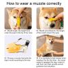 Funny Dog Muzzle - Soft Muzzle for Small and Medium Dogs, Whale Shape view 2