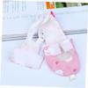 Printed Cotton Bird Diaper for Parrots and Pigeons, Pink view 3